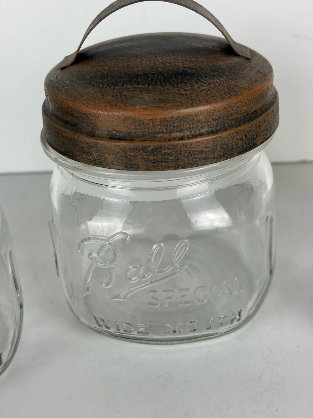 Wide Mouth Ball Special Jars with Decorative Lids
